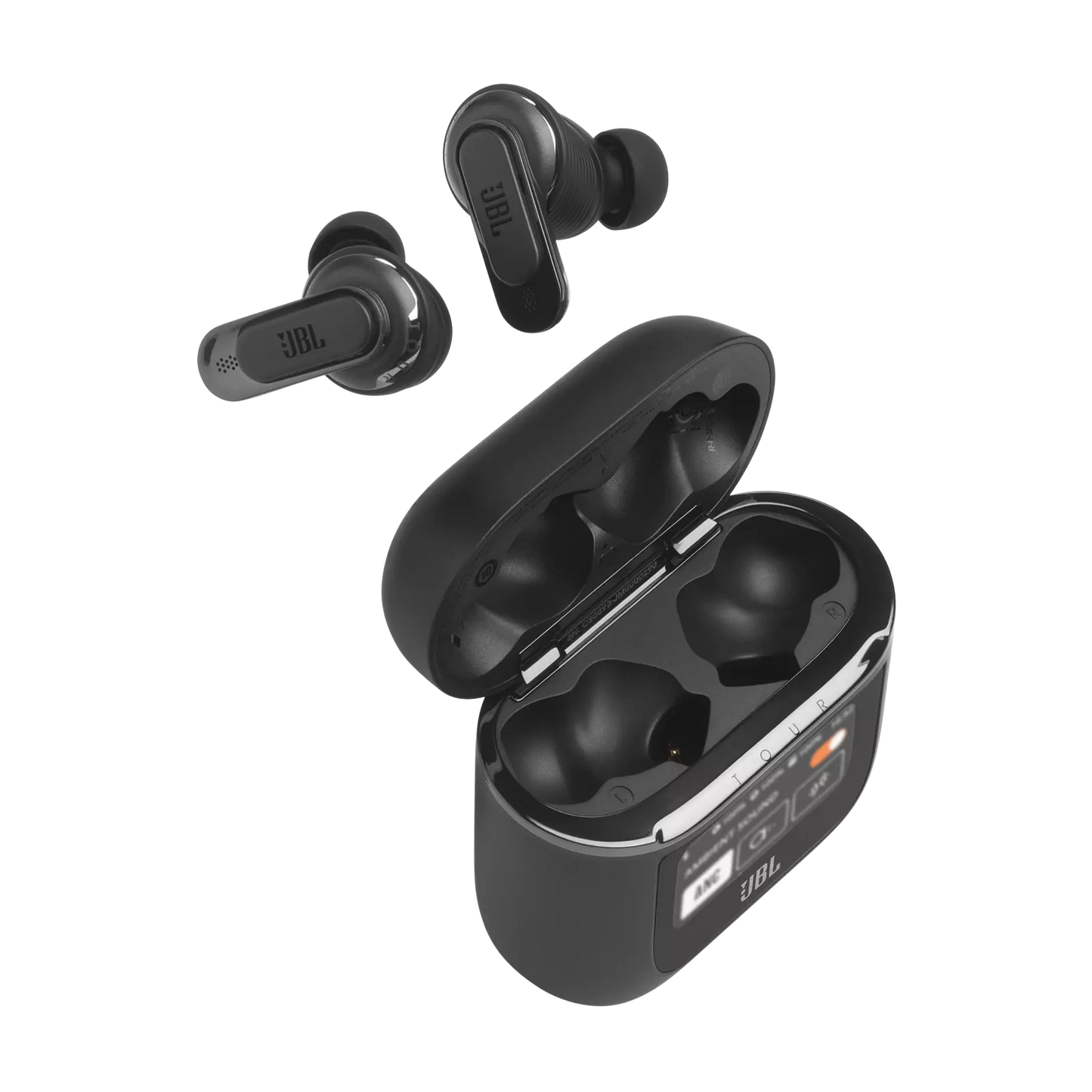 JBL Tour Pro 2 – Auriculares Bluetooth Inalámbricos con Cancelación de Ruido Adaptativa y Smart Case – Color Negro