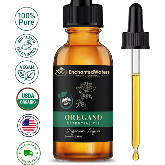 Aceite Esencial de Orégano Silvestre – 100% Orgánico, No GMO – Soporte Inmune y Digestivo – 30 ml