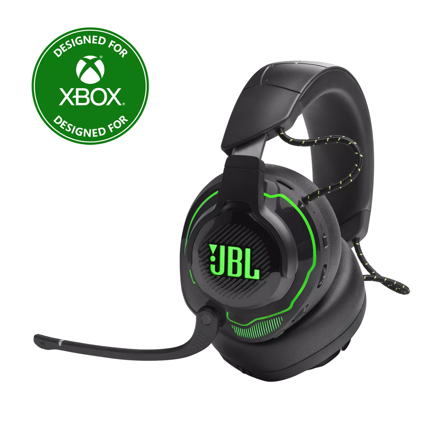 JBL Quantum 910X Wireless – Auriculares Gamer Over-Ear Inalámbricos con Audio Espacial QuantumSPATIAL 360™, Cancelación Activa de Ruido y Micrófono Abatible – Compatibles con Xbox, PlayStation– Negro