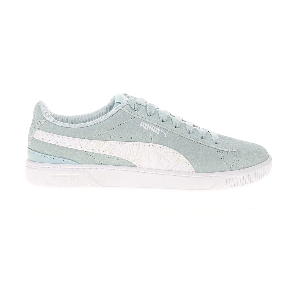 Zapatillas PUMA Vikky V3 Imprints Mujer – Azules | Sneakers Casual con Amortiguación SoftFoam