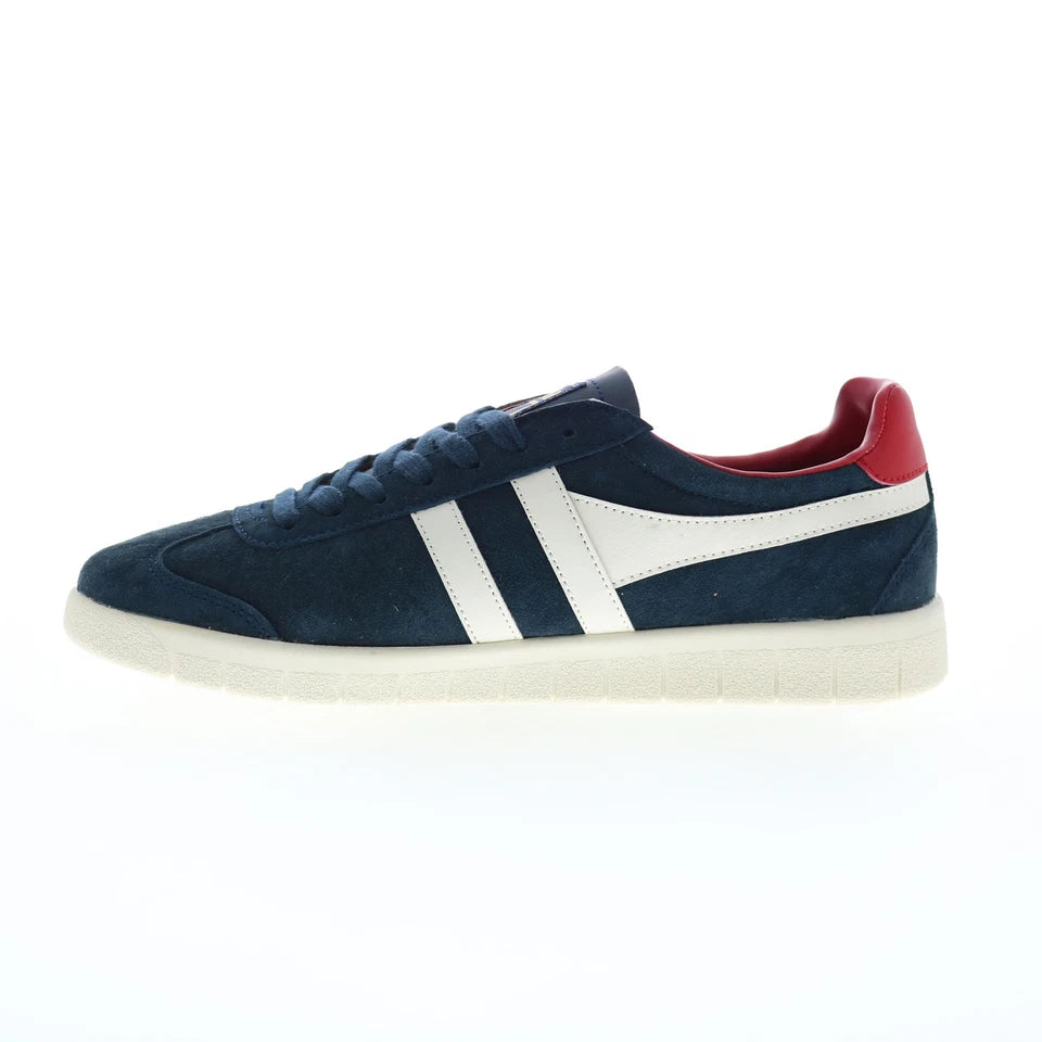Gola Hurricane Suede CMB046 Mens Blue Suede Lifestyle Sneakers Shoes