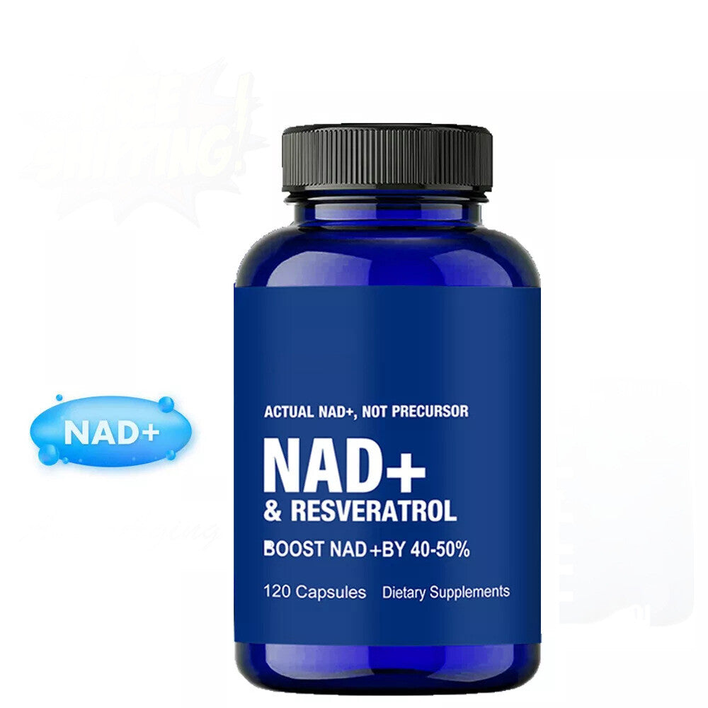 NAD+ 1000mg con Resveratrol (120 cápsulas) | Fórmula Bioactiva Antioxidante
