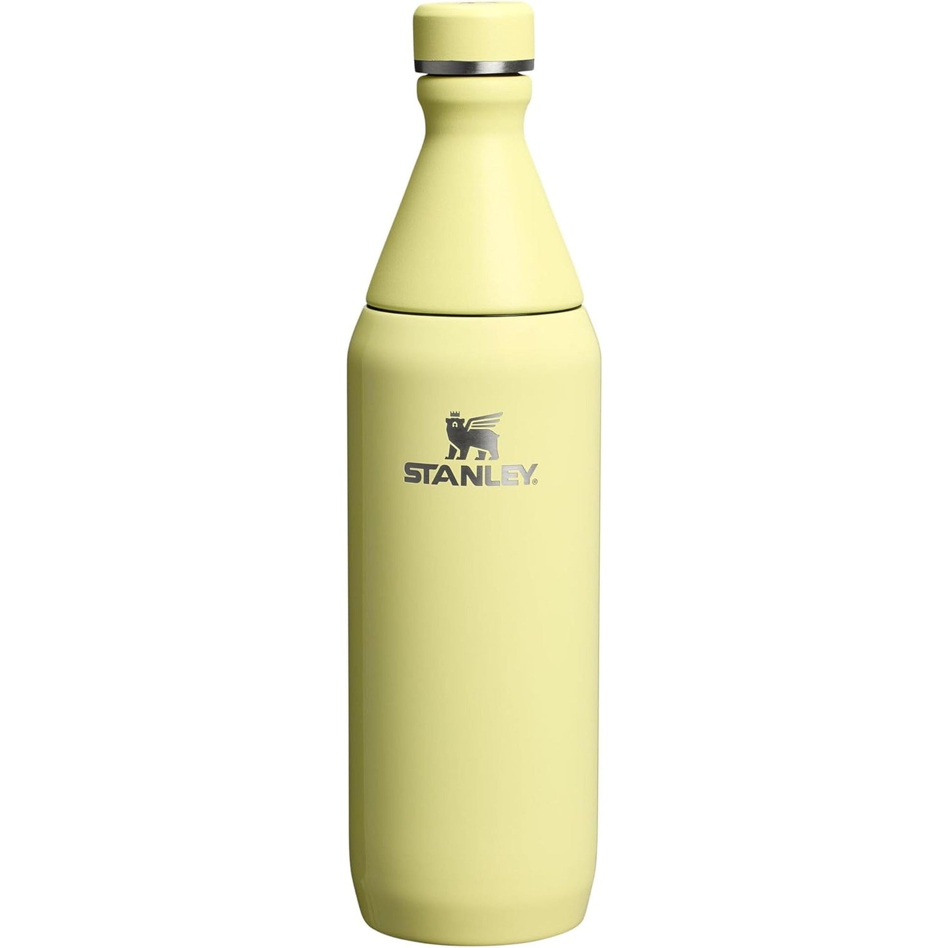 All Day Slim Bottle 20 Oz | Leakproof Twist on Lid | Slim Design for Travel and Gym | Insulated Stainless Steel Water Bottle | Bpa-Free | Pomelo Gloss