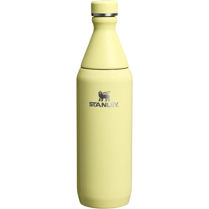 All Day Slim Bottle 20 Oz | Leakproof Twist on Lid | Slim Design for Travel and Gym | Insulated Stainless Steel Water Bottle | Bpa-Free | Pomelo Gloss