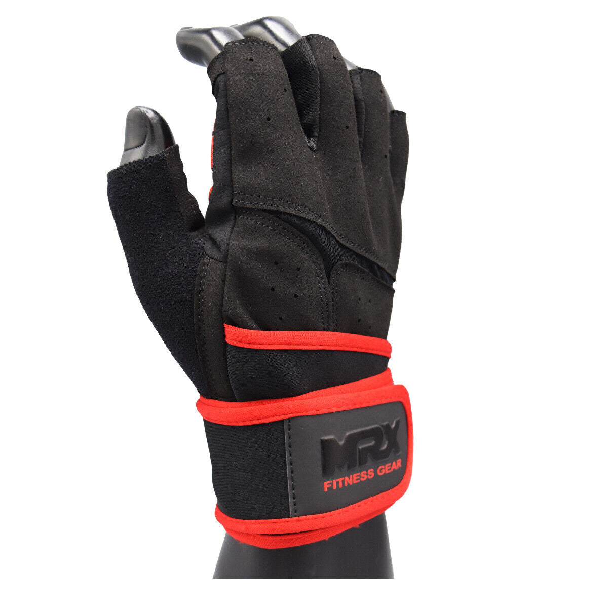 Guantes de Gimnasio MRX con soporte de muñeca para Hombre - Weight Lifting Gym  
