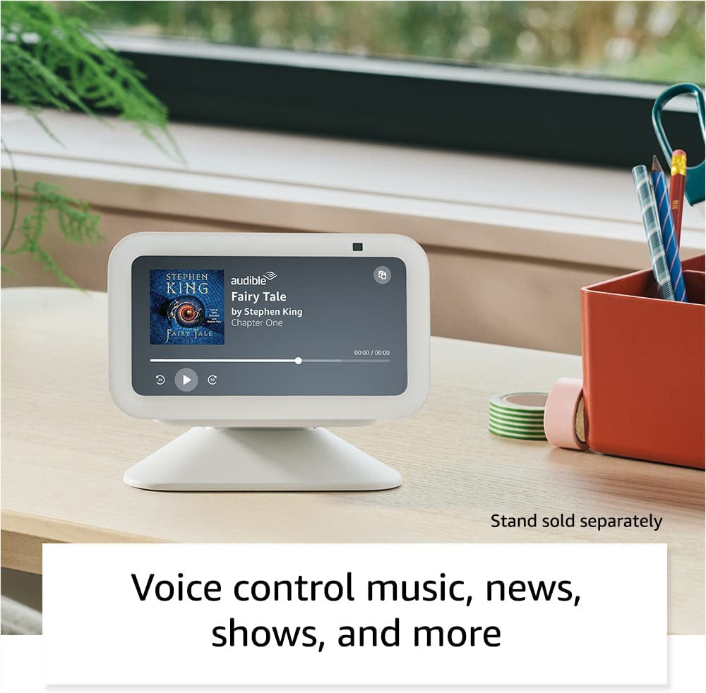 Echo Show 5 (Último modelo) – Pantalla inteligente 5.5", graves 2X y voz más nítida, con Alexa – Color Charcoal