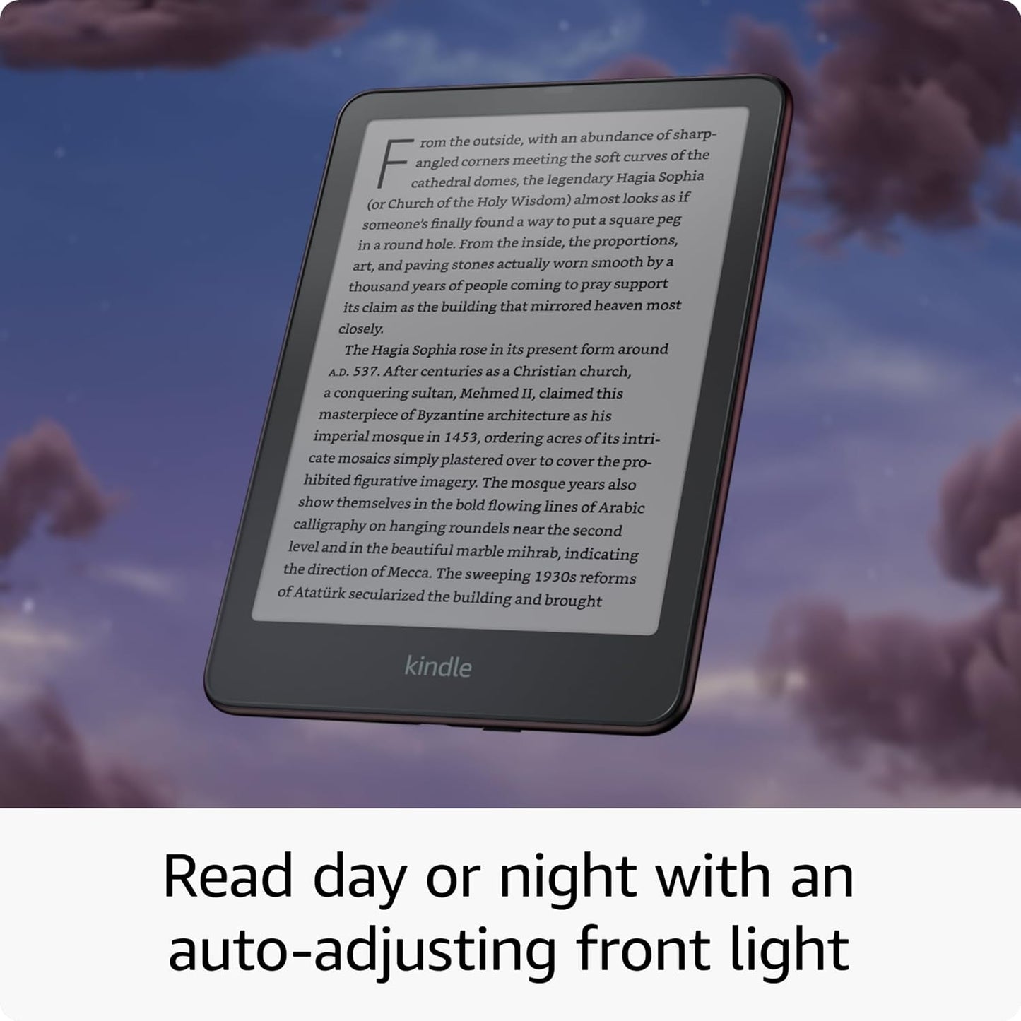 All-New  Kindle Paperwhite Signature Edition (32 GB) – Our Fastest Kindle with Auto-Adjusting Front Light, Wireless Charging, and Weeks of Battery Life – Metallic Black