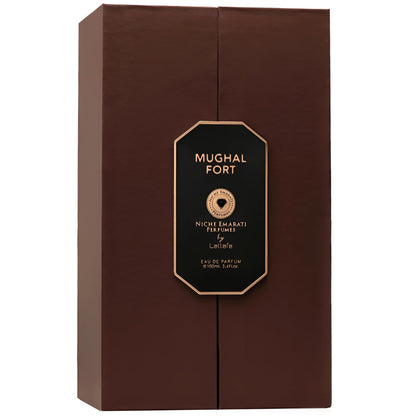Lattafa Niche Emarati Mughal Fort Eau De Parfum for Everyone, 3.4 Ounce / 100 Ml