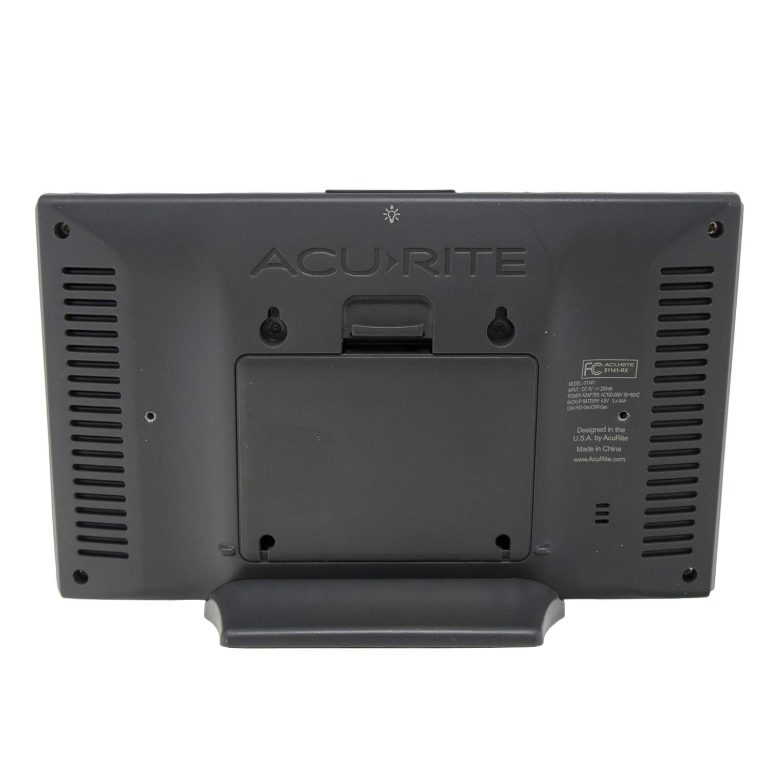 Estación Meteorológica AcuRite Iris 5 en 1 con Conexión Wi-Fi – Modelo 01540M, Color Negro