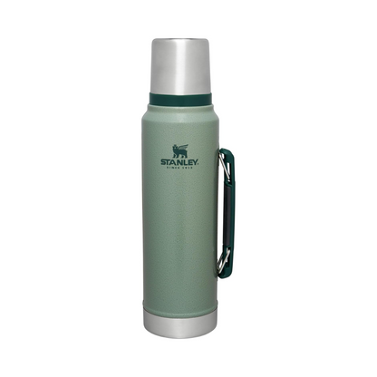 Termo Classic Legendary Botella Térmica 35.2 oz (1.04 ml) – Termo de Acero Inoxidable con Taza 8 oz | Doble Aislación | 24 h Caliente / Frío