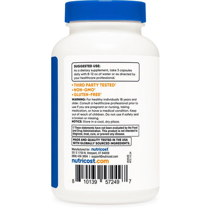 Nutricost T-Level Complex | 90 Cápsulas Vegetarianas (Testosterona)