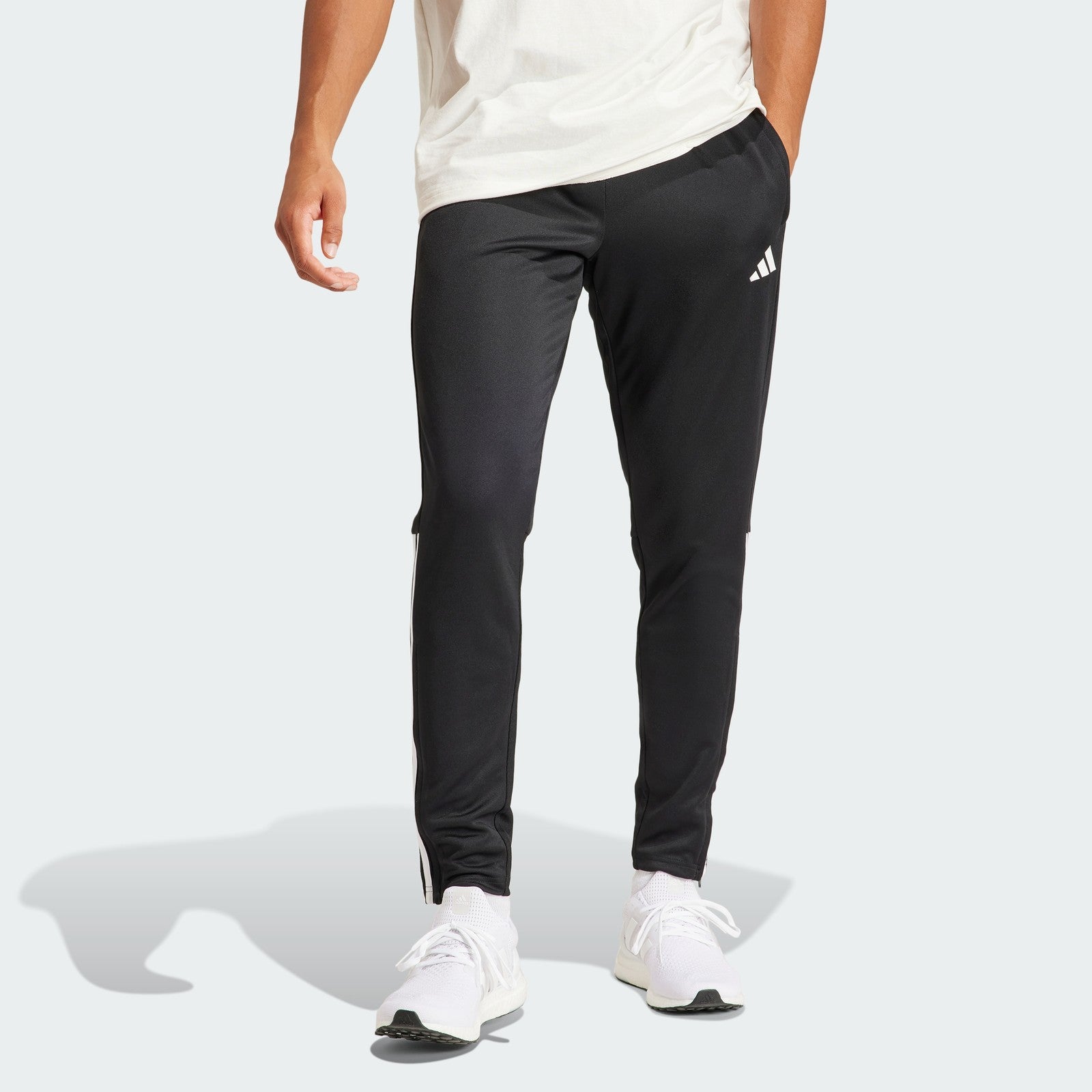 Pantalón Adidas Hombre Sereno AEROREADY Corte Cónico Ajustado 3 Rayas