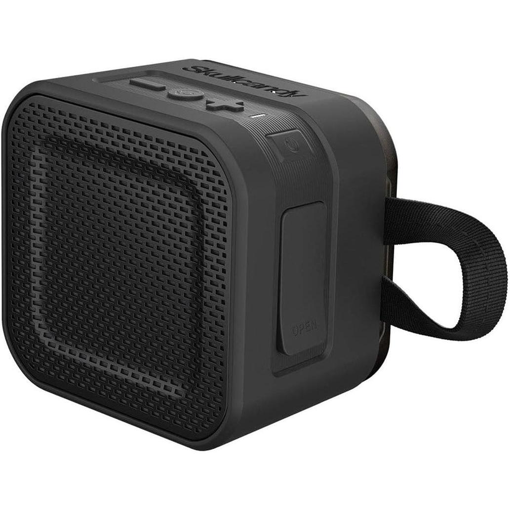 Barricade Mini – Bocina Bluetooth Portátil (Negro), IPX5 Resistente al Agua, 6 h de Batería, Diseño Robusto, Controles de Volumen y Pistas