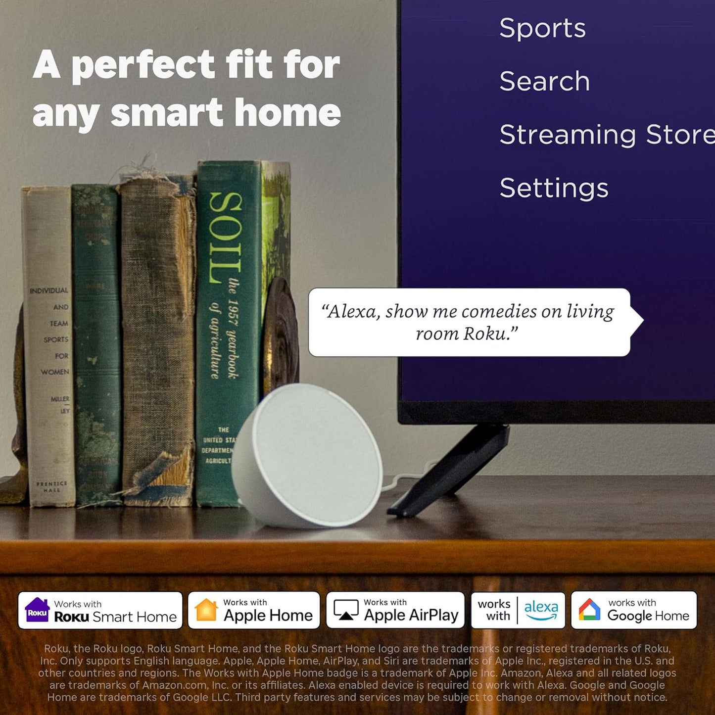 Roku Streaming Stick HD 2025 | Streaming en HD con Control por Voz | +500 Canales Gratis y Apps como Netflix, Disney+ y más