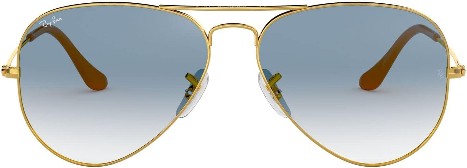 Ray-Ban RB3025 Classic Aviator – Gafas de Sol Unisex 62 mm Gold / Clear Gradient Blue