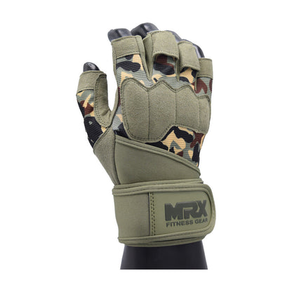 Guantes de Gimnasio MRX con soporte de muñeca para Hombre - Weight Lifting Gym  