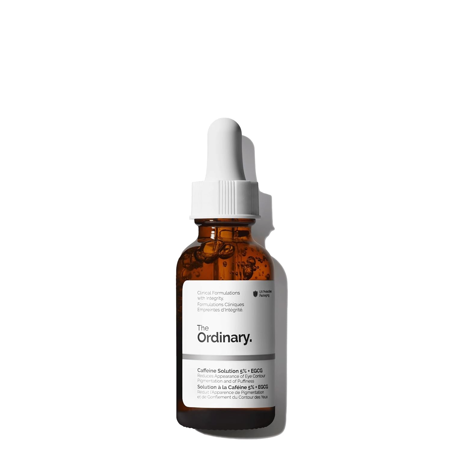 The Ordinary Caffeine Solution 5% + EGCG | Suero para Ojeras y Bolsas – Reduce Hinchazón y Signos de Cansancio – 30 ml