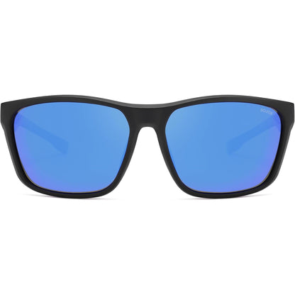 Lentes de Sol Cuadrados Polarizados Unisex, Marco TR90 Ultraliviano, Protección UV400 para Hombres y Mujeres
