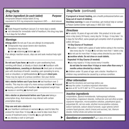 Amazon Basic Care Omeprazol 20 mg – 42 Comprimidos de Liberación Retardada
