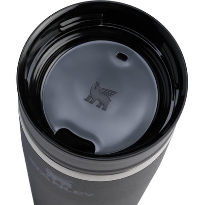 Cafe to Go Travel Mug 20 Oz | Leakproof Two-Part Drink through Lid | Tumbler Cup for Coffee, Tea and Drinks | Insulated Stainless Steel Coffee Mug | Bpa-Free | Black 2.0