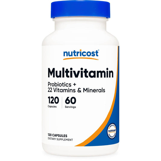 Nutricost Multivitamínico Completo con Probióticos y Minerales | 120 Cápsulas Vegetarianas