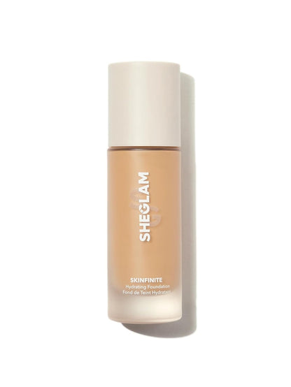 SHEGLAM Skinfinite Flawless Dewy Hydrating Foundation Full Coverage Liquid Foundation - Nude