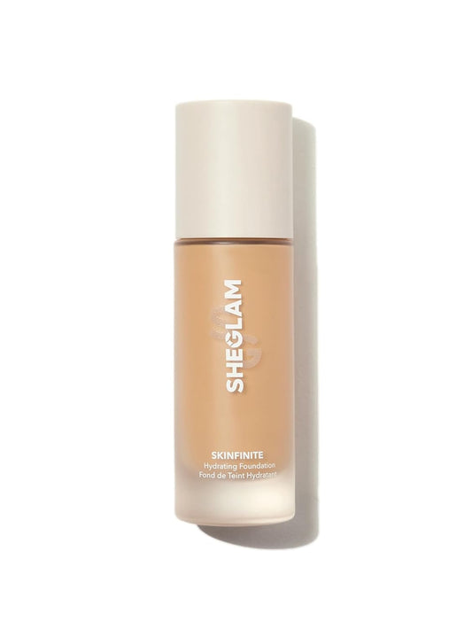 SHEGLAM Skinfinite Flawless Dewy Hydrating Foundation Full Coverage Liquid Foundation - Nude