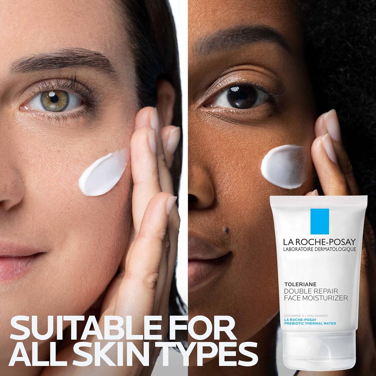 La Roche-Posay Toleriane Double Repair | Crema Hidratante Facial con Ceramida-3 & Niacinamida | Confort Inmediato & Hidratación Prolongada | Todo Tipo de Piel | Sin Fragancia