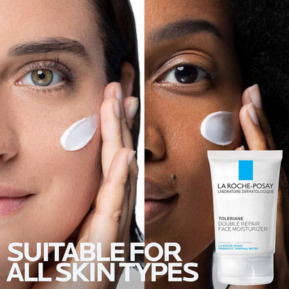 La Roche-Posay Toleriane Double Repair | Crema Hidratante Facial con Ceramida-3 & Niacinamida | Confort Inmediato & Hidratación Prolongada | Todo Tipo de Piel | Sin Fragancia