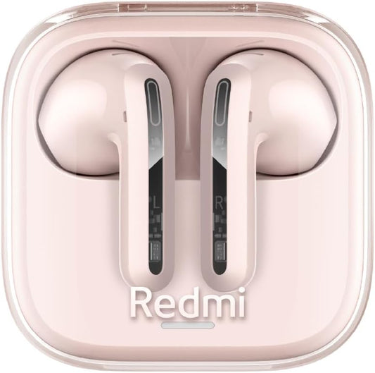 Redmi Buds 6 Active (Versión Global) – Rosa  Auriculares inalámbricos Bluetooth 5.4 | 30 h de batería | Doble micrófono con ENC para llamadas | Driver 14.2 mm | 5 modos EQ | IPX4