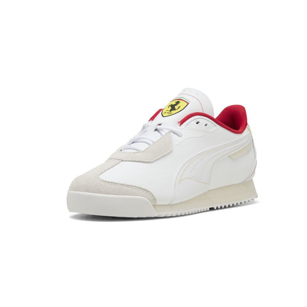 Zapatillas PUMA Scuderia Ferrari Roma Hombre – Blancas | Sneakers Casual Motorsport con Suela Antideslizante