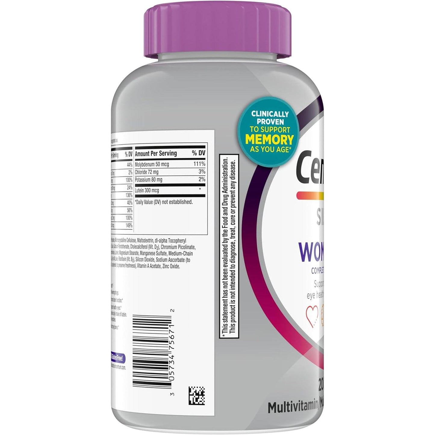 Centrum Silver Mujer 50+ Multivitamínico/Multiminerales – 200 Comprimidos