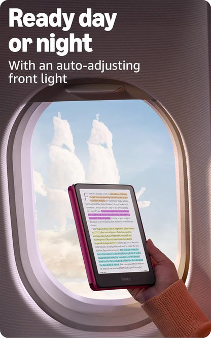 Amazon Kindle Colorsoft Signature Edition 32GB (Newest Model) – with Color Display, Auto-Adjusting Front Light, Wireless Charging, and Long Battery Life - Metallic Black