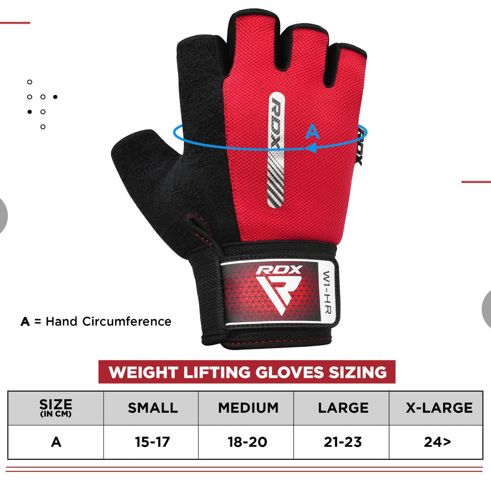 RDXGuantes de Levantamiento de Pesas RDX - Weight Lifting