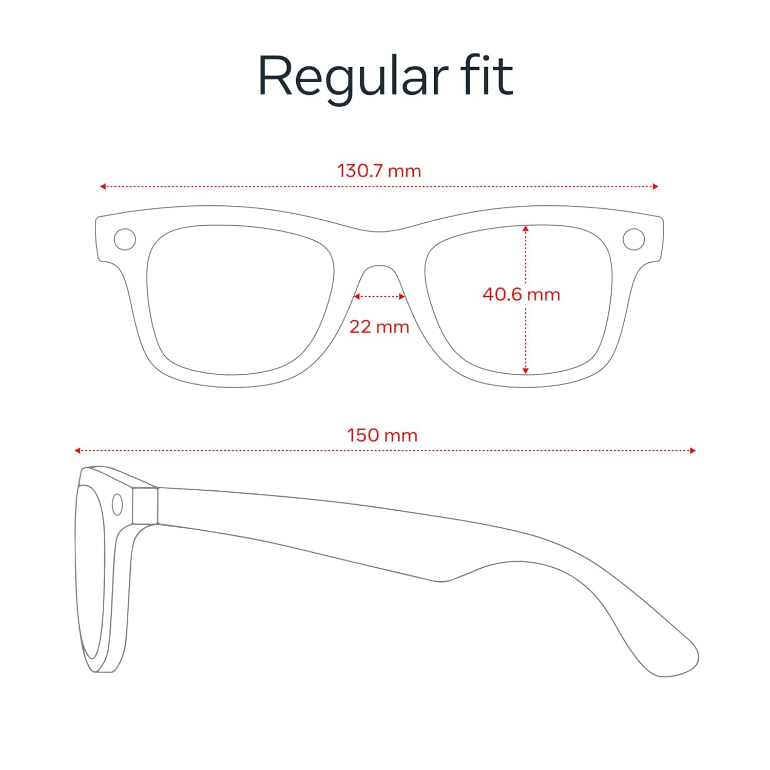 Ray-Ban Meta (Gen 2), Wayfarer, Matte Black | Smart AI Glasses for Men, Women — 2X Battery Life — 3K Ultra HD Resolution — 12 MP Ultra-Wide Camera, Audio, Video — Clear Lenses — Wearable Technology