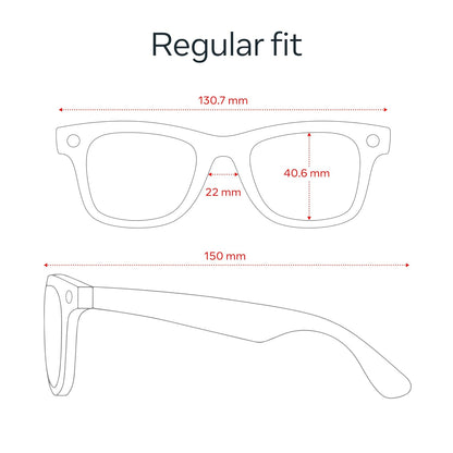 Ray-Ban Meta (Gen 2), Wayfarer, Matte Black | Smart AI Glasses for Men, Women — 2X Battery Life — 3K Ultra HD Resolution — 12 MP Ultra-Wide Camera, Audio, Video — Clear Lenses — Wearable Technology