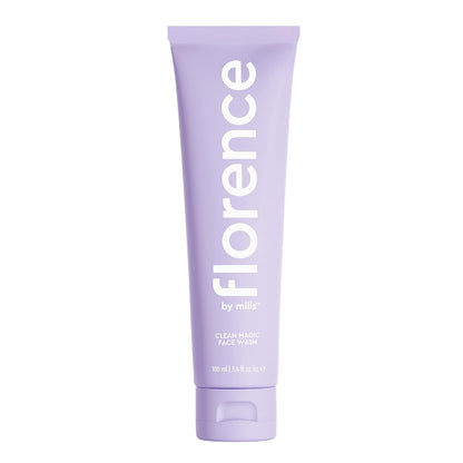 Florence by Mills Clean Magic Face Wash | Limpiador Facial Cremoso con Antioxidantes Naturales – Suaviza, Ilumina y Equilibra la Piel – 100 ml