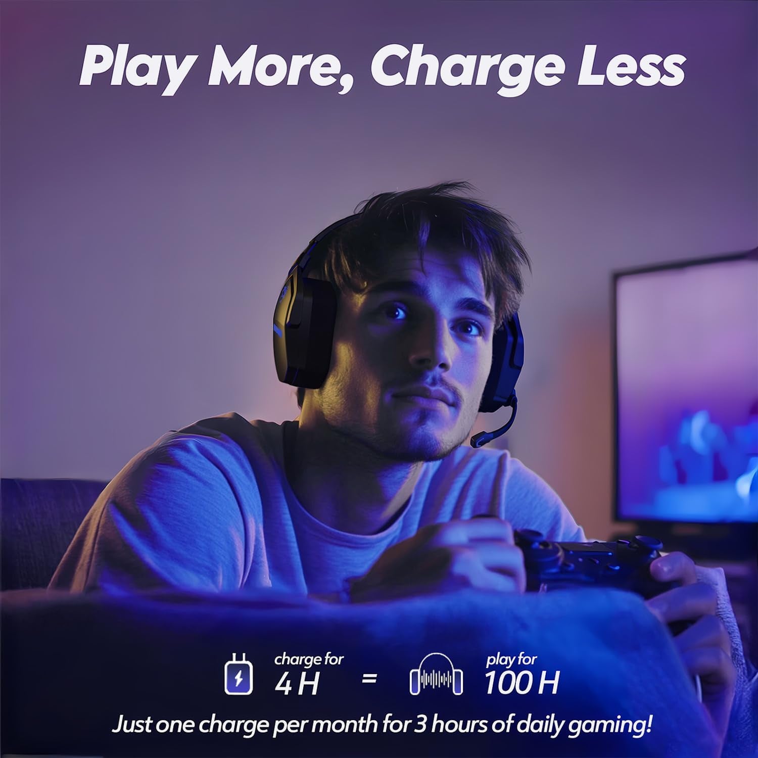 NUBWO G06 – Auriculares Gamer Inalámbricos Dual con Micrófono, Batería de Larga Duración y Sonido Preciso