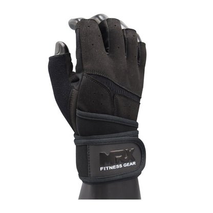 Guantes de Gimnasio MRX con soporte de muñeca para Hombre - Weight Lifting Gym  