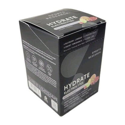 Sports Research Hydrate Electrolytes – Pack Variedad (16 sobres) Sin Azucar