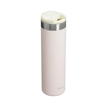 Botella Stanley AeroLight™ Transit 20 oz (Cuarzo Rosa) – Acero Inoxidable Liviano, Doble Pared, Tapa con Bloqueo y Paso de Bebida, Resistente a Fugas, Libre de BPA