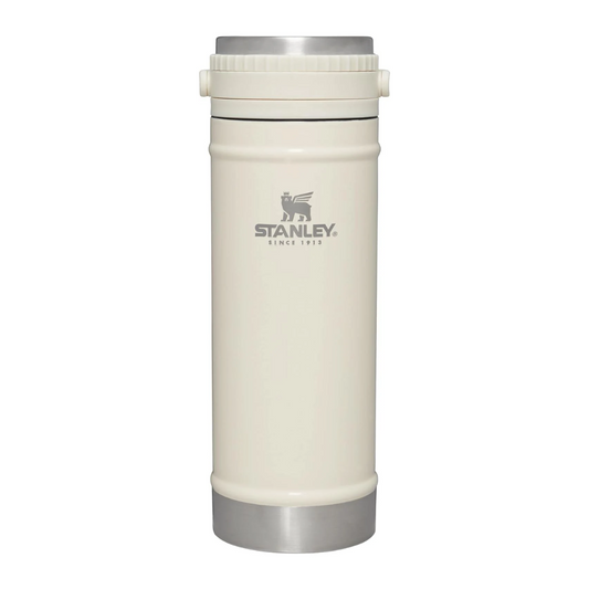 Stanley Travel Mug con Prensa Francesa Integrada 16 oz (473 ml) – Café en 5 minutos | Taza térmica con tapa hermética | Acero inoxidable aislado