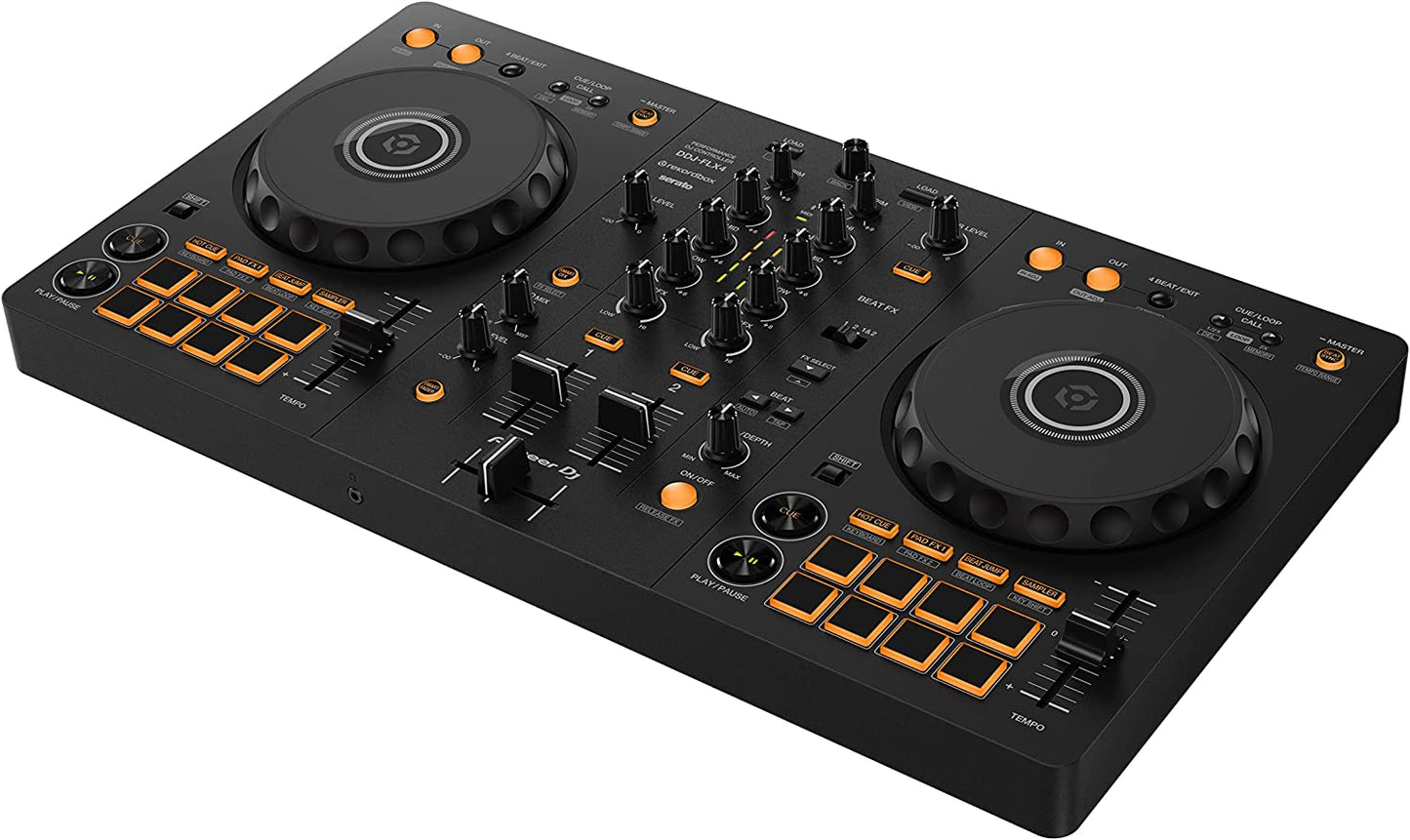 DJ Controller, Black (DDJ-FLX4)