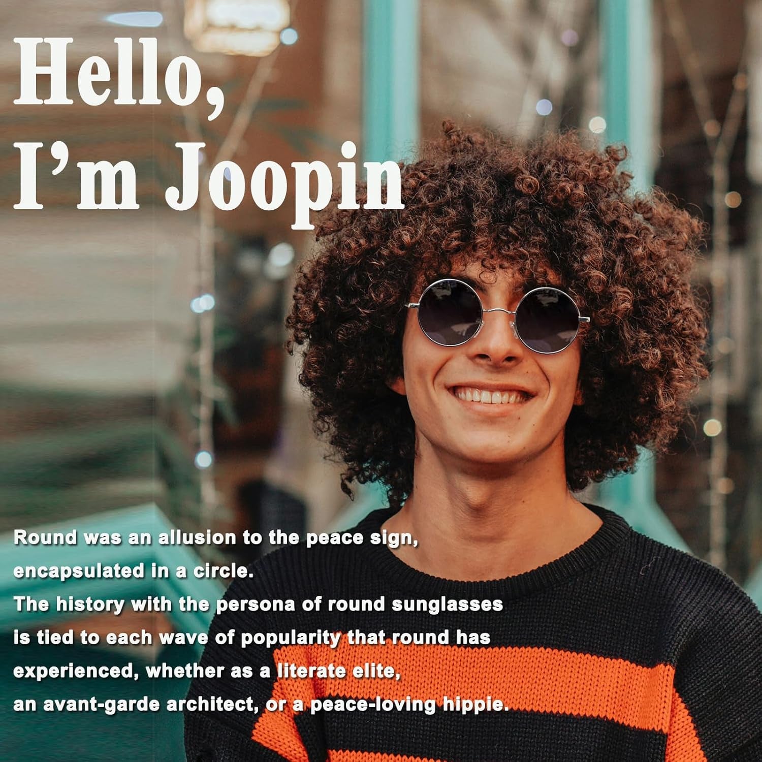 Joopin Lentes de Sol Redondos Retro – Polarizados UV400