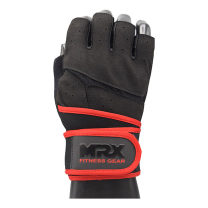 Guantes de Gimnasio MRX con soporte de muñeca para Hombre - Weight Lifting Gym  