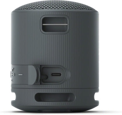 Sony SRS-XB100 – Bocina Bluetooth portátil, ultra-compacta, IP67, 16 h batería, correa versátil, manos libres (Negro)