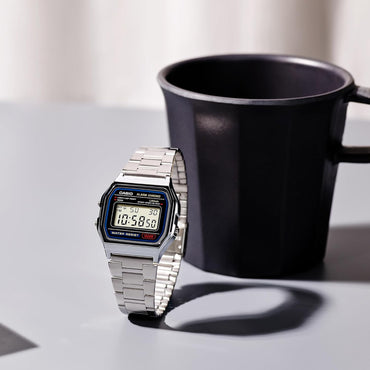 Casio A158WA – Reloj Digital Vintage Unisex con Luz LED y Batería de 7 Años