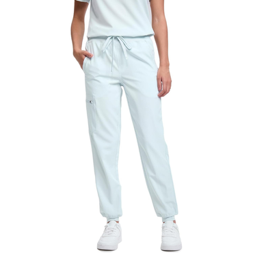 Ropa quirúrgica para mujer | Camiseta con cuello en V y pantalones cargo | Conjunto de ropa quirúrgica con 10 bolsillos, cintura de yoga, elástico en 4 direcciones