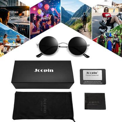 Joopin Lentes de Sol Redondos Retro – Polarizados UV400