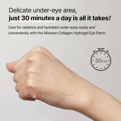 Collagen Hydrogel Eye Patch 84 G / 2.96 Oz. (30 Pairs) under Patch Hydrating Radiance Easy Patch Fore Korean Glass Skin Care